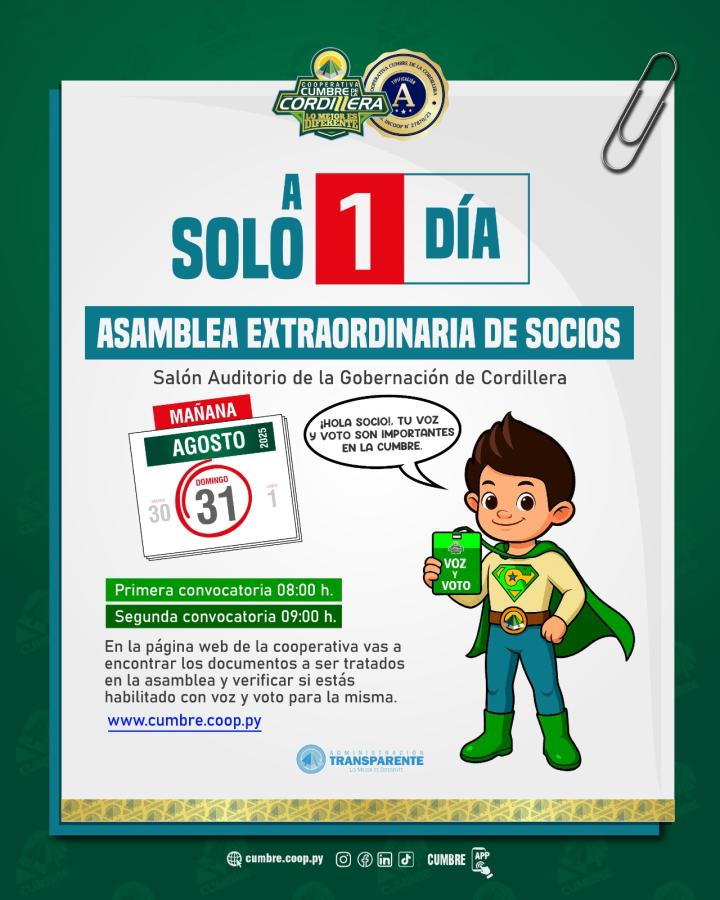 A solo 1 día