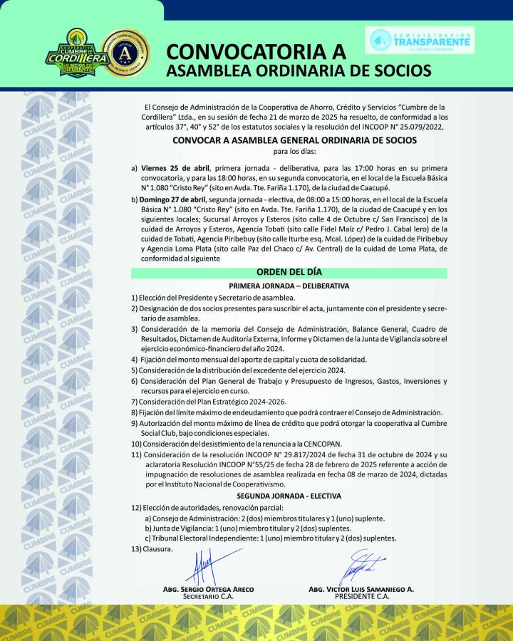 CONVOCATORIA