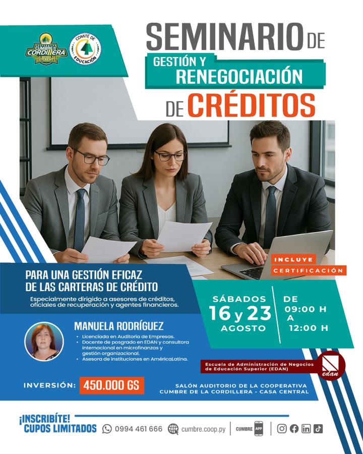 Seminario de Gestión Renegociación de Créditos
