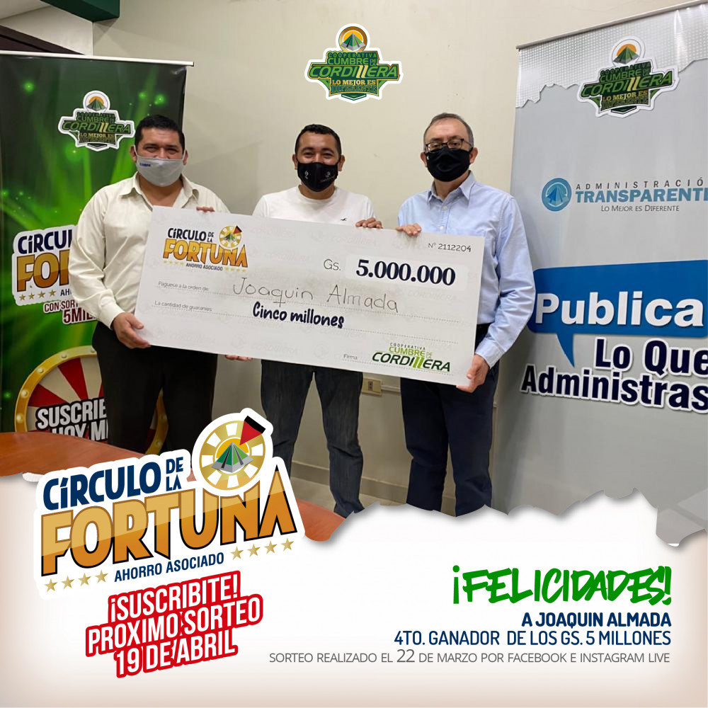 4to Ganador de Círculo de la Fortuna