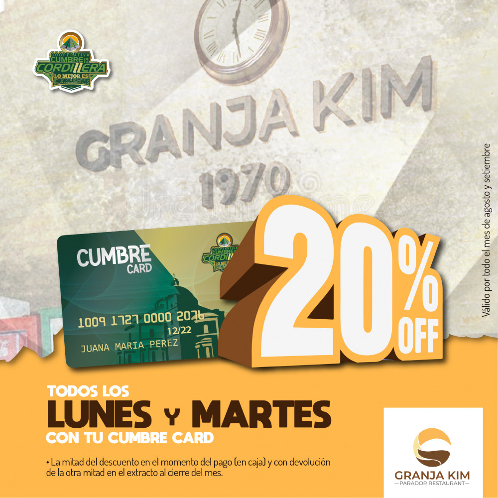 Descuentos con tu Cumbre Card