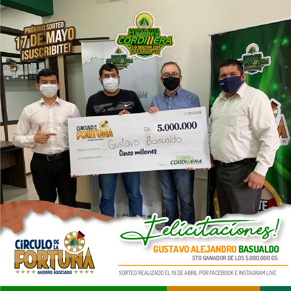 5to ganador del Círculo de la Fortuna