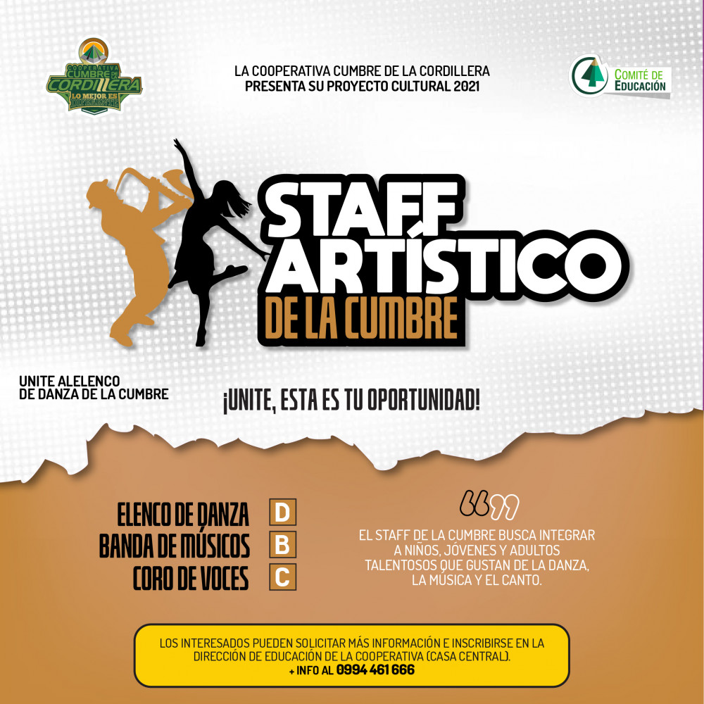 Staff Artístico de la Cumbre